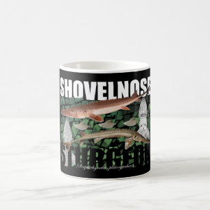 Shovelnose Sturgeon Collage Mug