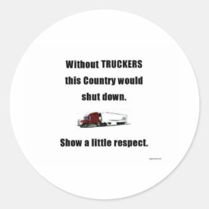 Show a little Respect Classic Round Sticker
