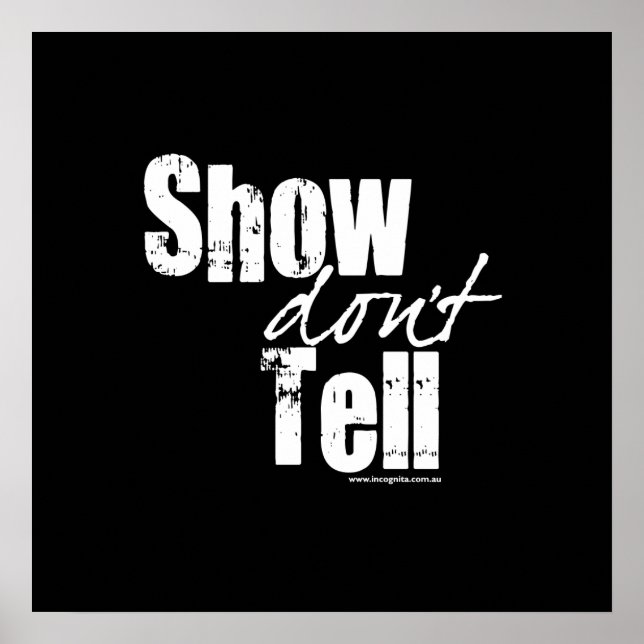 Show Don't Tell Poster (Front)