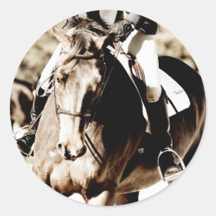Show Horse Classic Round Sticker