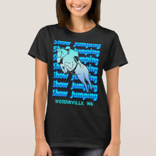 Show Jumng Event Or Location Date Name T Shirt