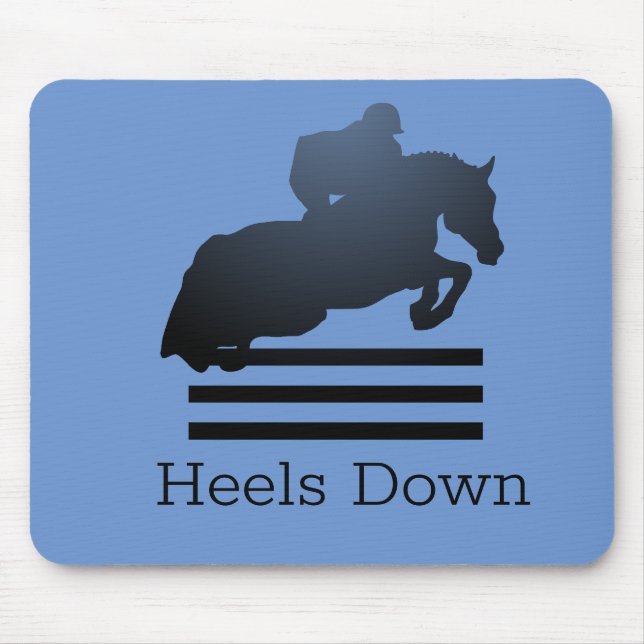  Show jumper clearing an obstacle.       Mouse Pad (Front)