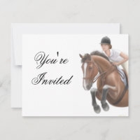 Show Jumper Invitation