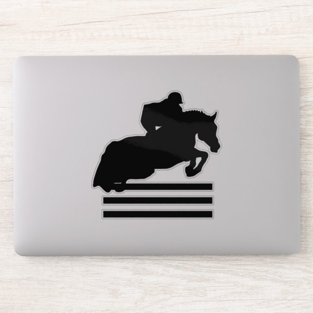 Show Jumper Silhouette for Horse Lovers (Computer)