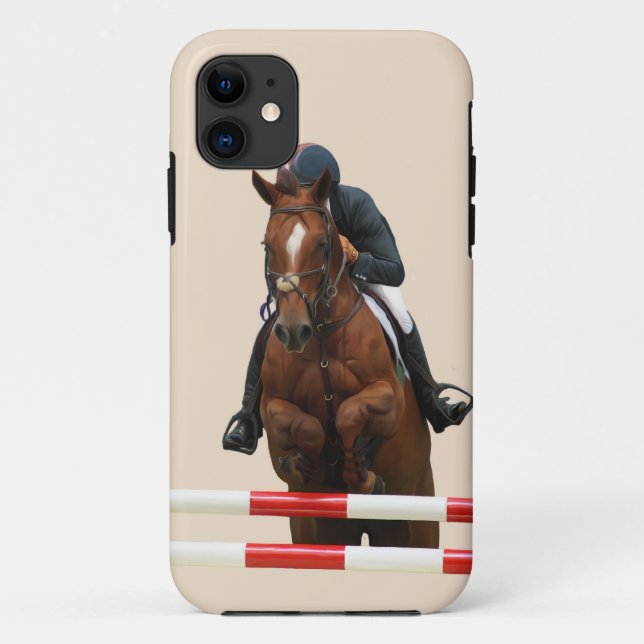 Show Jumping Iphone 5 cover (Back)