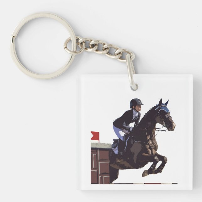Show Jumping Key Ring (Front)