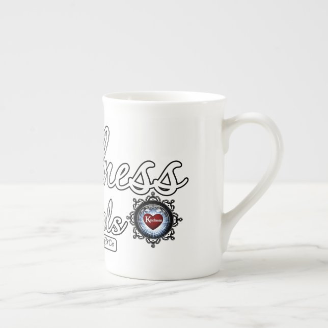 Show Kindness To Animals Bone China Mug (Right)