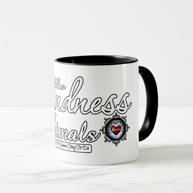 Show Kindness To Animals Mug (Front Right)
