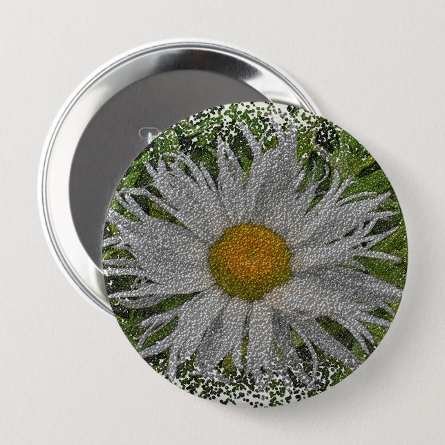 Show Me A Daisy #1 10 Cm Round Badge (Front & Back)