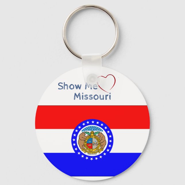 Show me Love Missouri  Key Ring (Front)