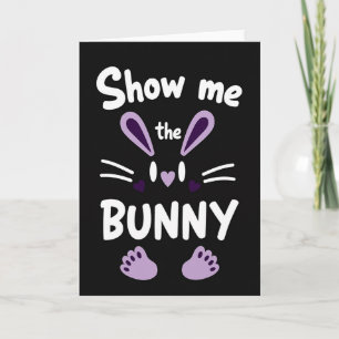 Show Me The Bunny Pattern Card