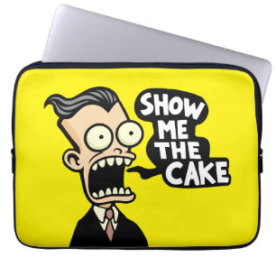 Show me the cake laptop sleeve