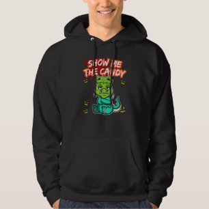 Show Me The Candy Halloween Costume Trick Or Treat Hoodie