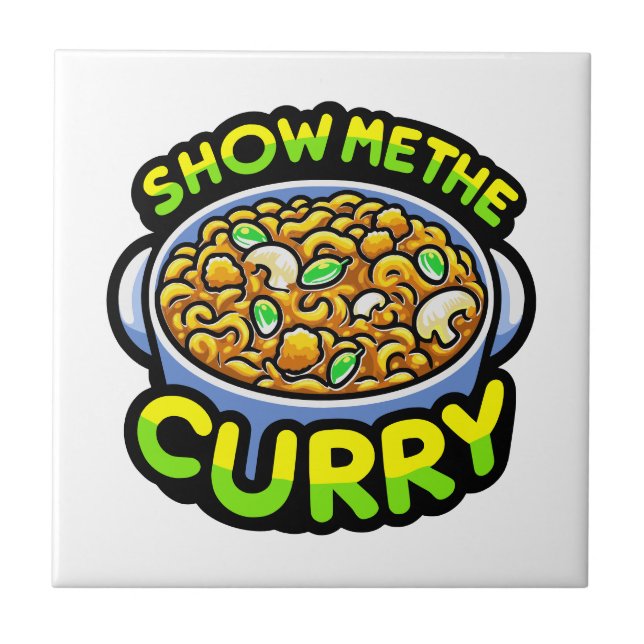 Show me the curry ceramic tile (Front)