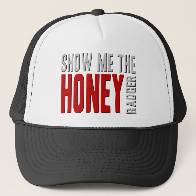 Show me the HONEY Badger Trucker Hat (Front)