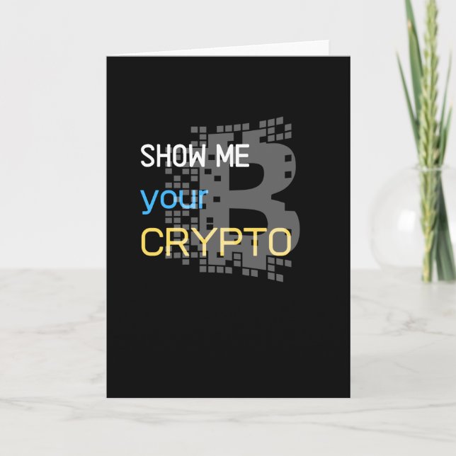 Show me your Crypto Card (Front)