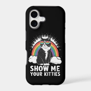 Show Me Your Kitties Funny Lesbian Gay Pride LGBT