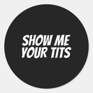 Show Me Your Mardi Gras Classic Round Sticker