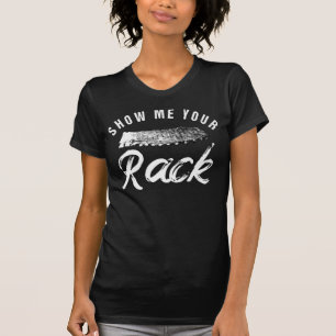 Show Me Your Rack   Funny Smoked BBQ Ribs Lover T-Shirt