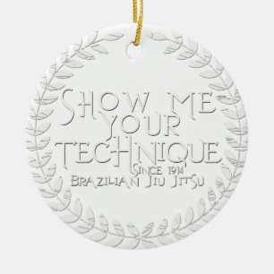Show Me Your Technique - since 1914 Ceramic Tree Decoration
