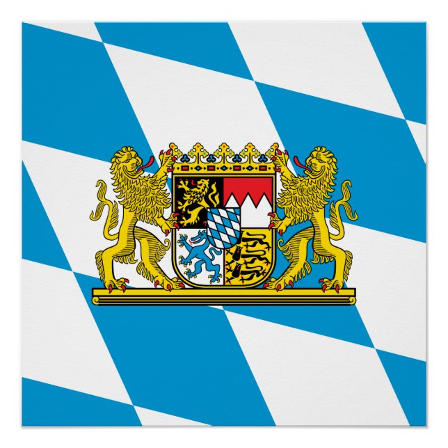Show off your colors - Bayern/Bavaria Poster (Front)