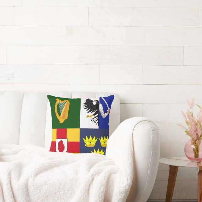 Show off your colours - Arms of Ireland Cushion (Couch)