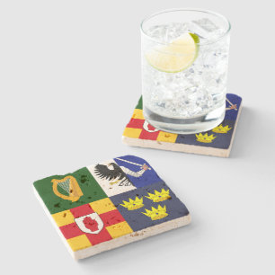 Show off your colours - Arms of Ireland Stone Coaster