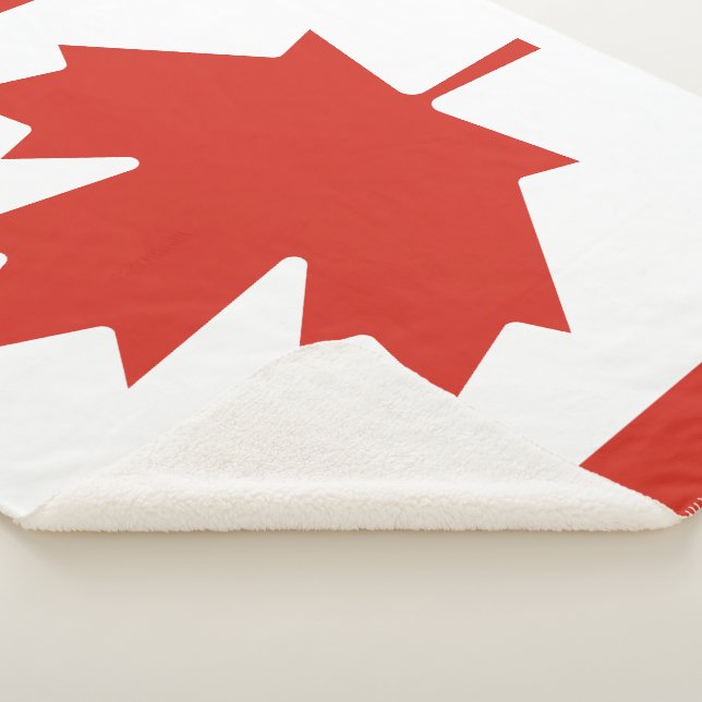 Show off your colours - Canada Sherpa Blanket (3/4)