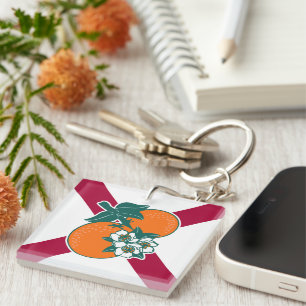 Show off your colours - Florida Key Ring