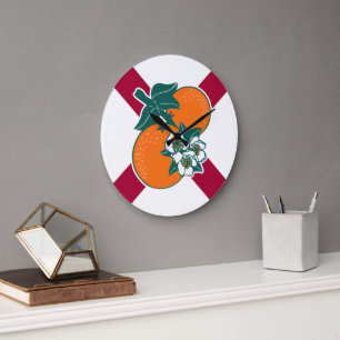 Show off your colours - Florida Large Clock