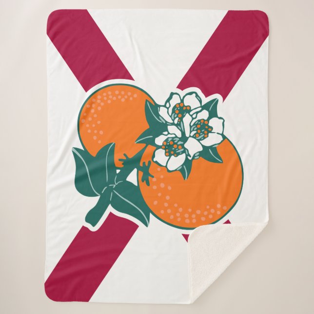 Show off your colours - Florida Sherpa Blanket (Front)