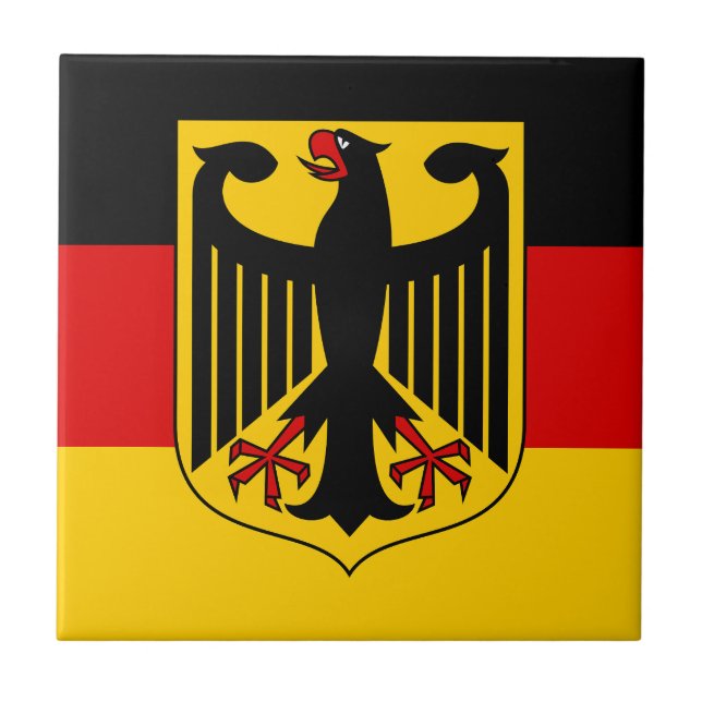 Show off your colours - Germany Ceramic Tile (Front)