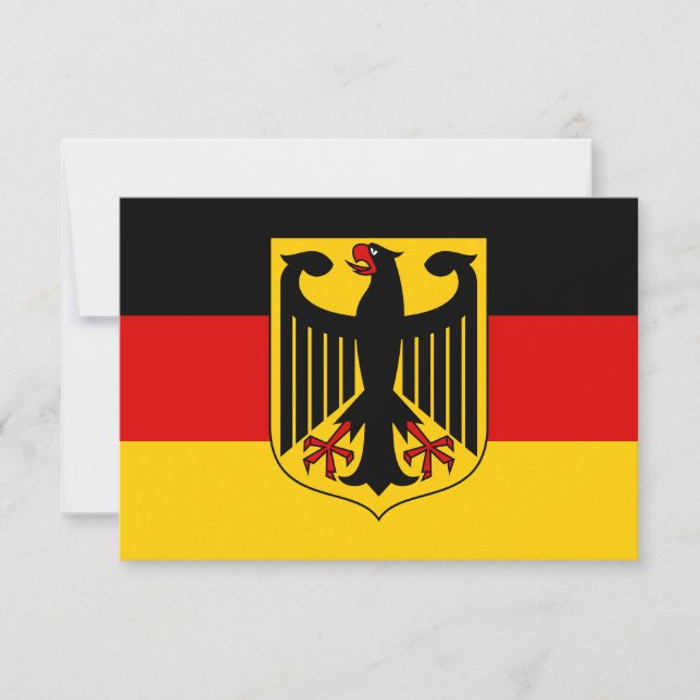 Show off your colours - Germany Invitation (Front)