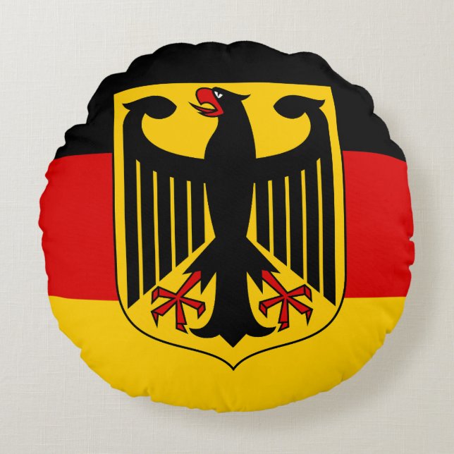 Show off your colours - Germany Round Cushion (Front)