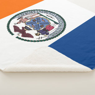 Show off your colours - New York Sherpa Blanket