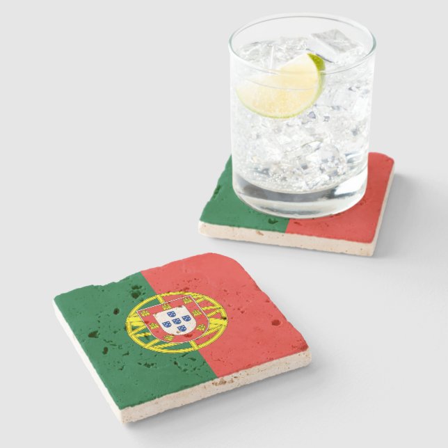 Show off your colours - Portugal Stone Coaster (Side)