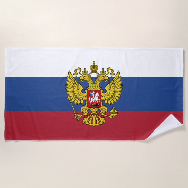 Show off your colours - Russia Beach Towel (Front)