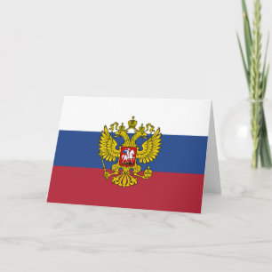 Show off your colours - Russia Thank You Card