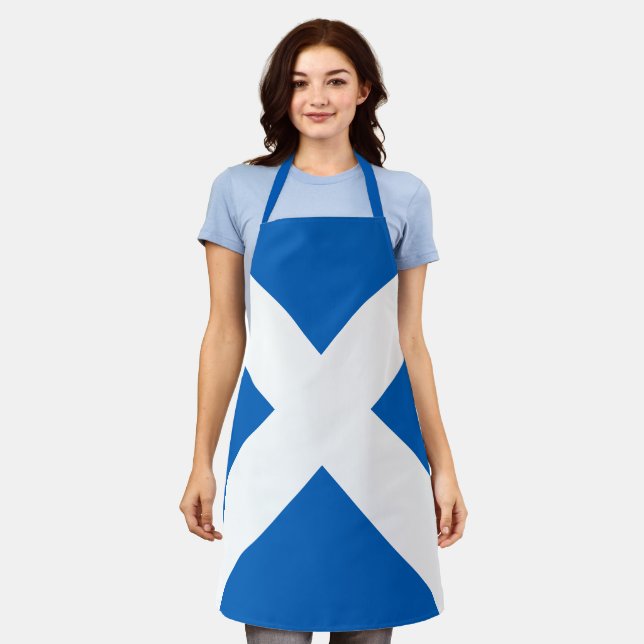 Show off your colours – Scotland Apron (Worn)