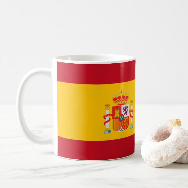 Show off your colours - Spain Coffee Mug (With Donut)