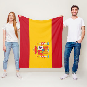 Show off your colours - Spain Fleece Blanket