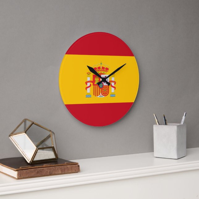 Show off your colours - Spain Large Clock (Office)