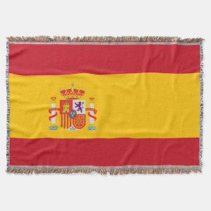 Show off your colours - Spain Throw Blanket