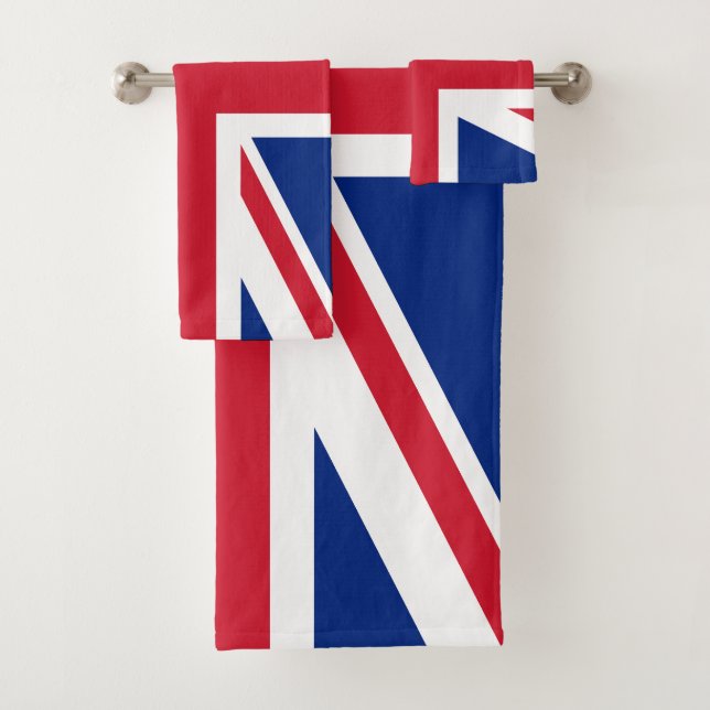 Show off your colours - United Kingdom Bath Towel Set (Insitu)