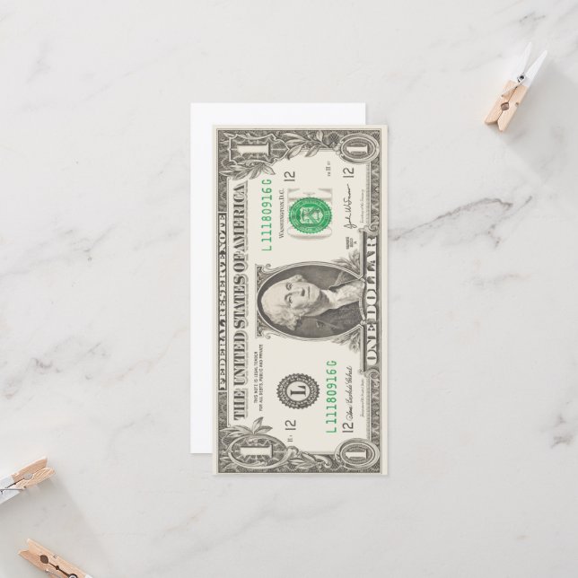 Show off your colours - US Dollar (Front/Back In Situ)