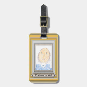 Show Off Your Kid's Art or Photo Luggage Tag