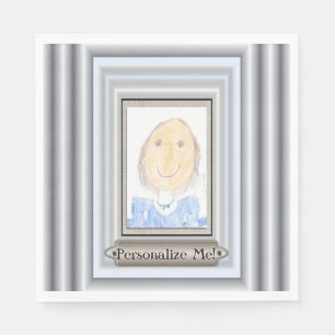 Show Off Your Kid's Art or Photo Napkin