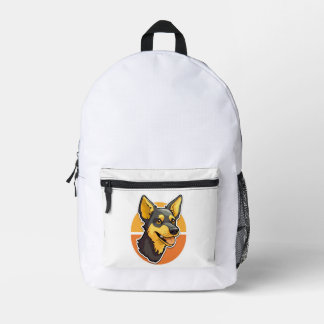Show off your love for the Lancashire Heeler with Printed Backpack