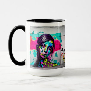 Show off your True Colours   Graffiti Ai Generated Mug