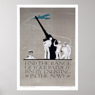Show Patriotism - Enlist Navy (US02313) Poster